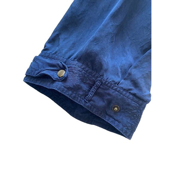 DIANE VON FURSTENBERG NAVY CAPRI JOGGER PANTS SIZE 4 - Picture 11 of 11